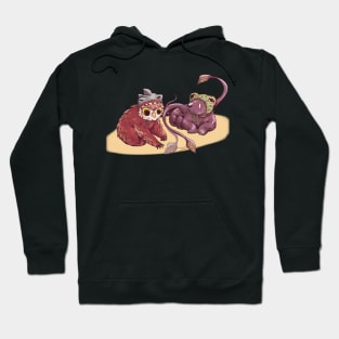 RPG Monsters in Cat Hats Hoodie